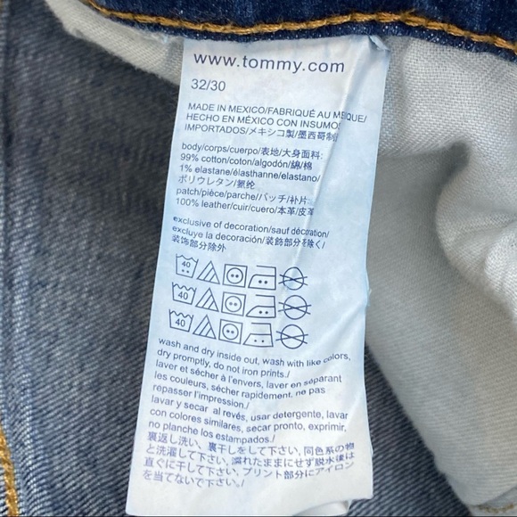 Tommy Hilfiger Denim | Straight Blue Jeans; 32/30 - Picture 11 of 12